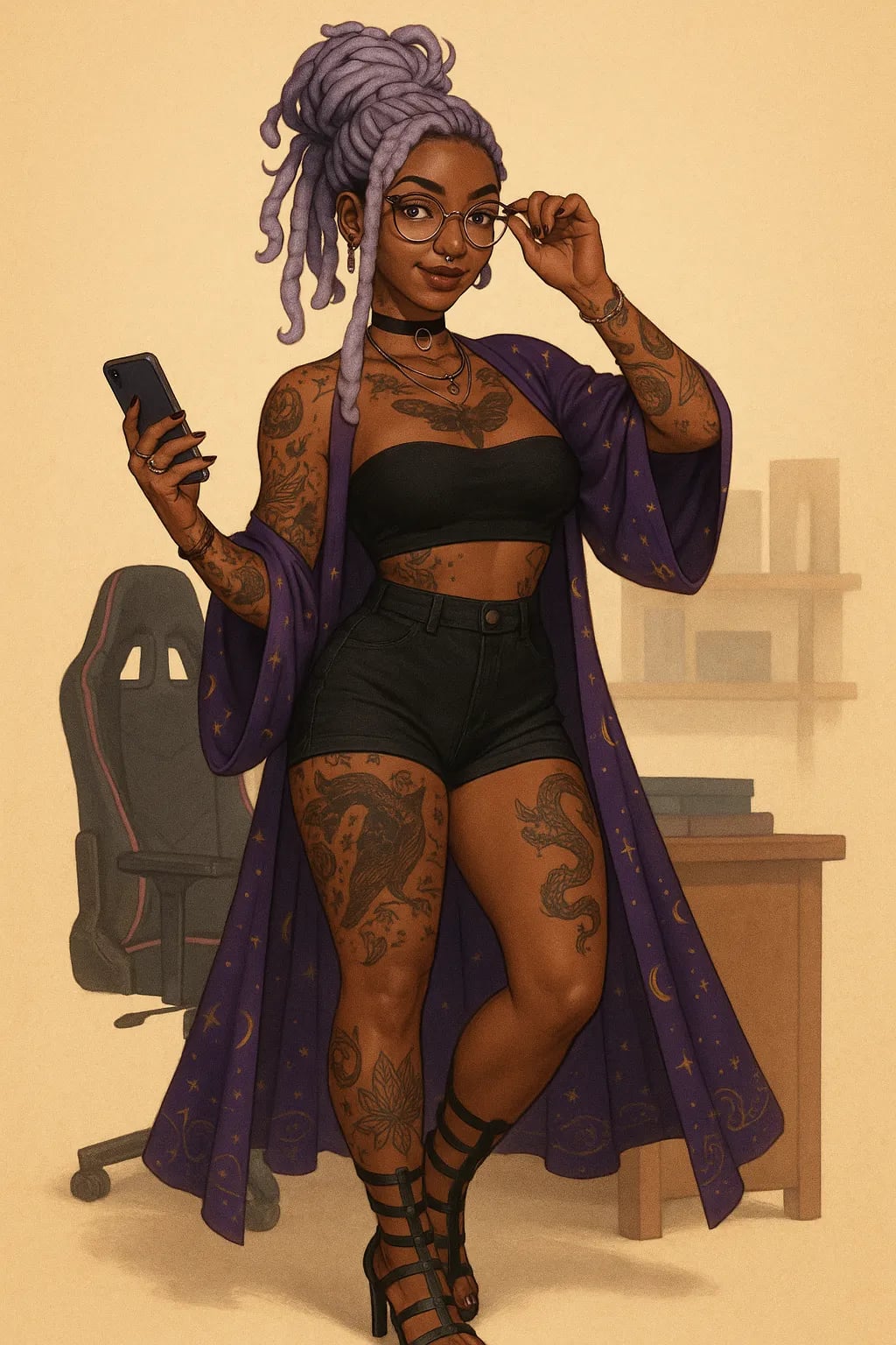 Charadesign — Personnages afro-fantastiques — 4