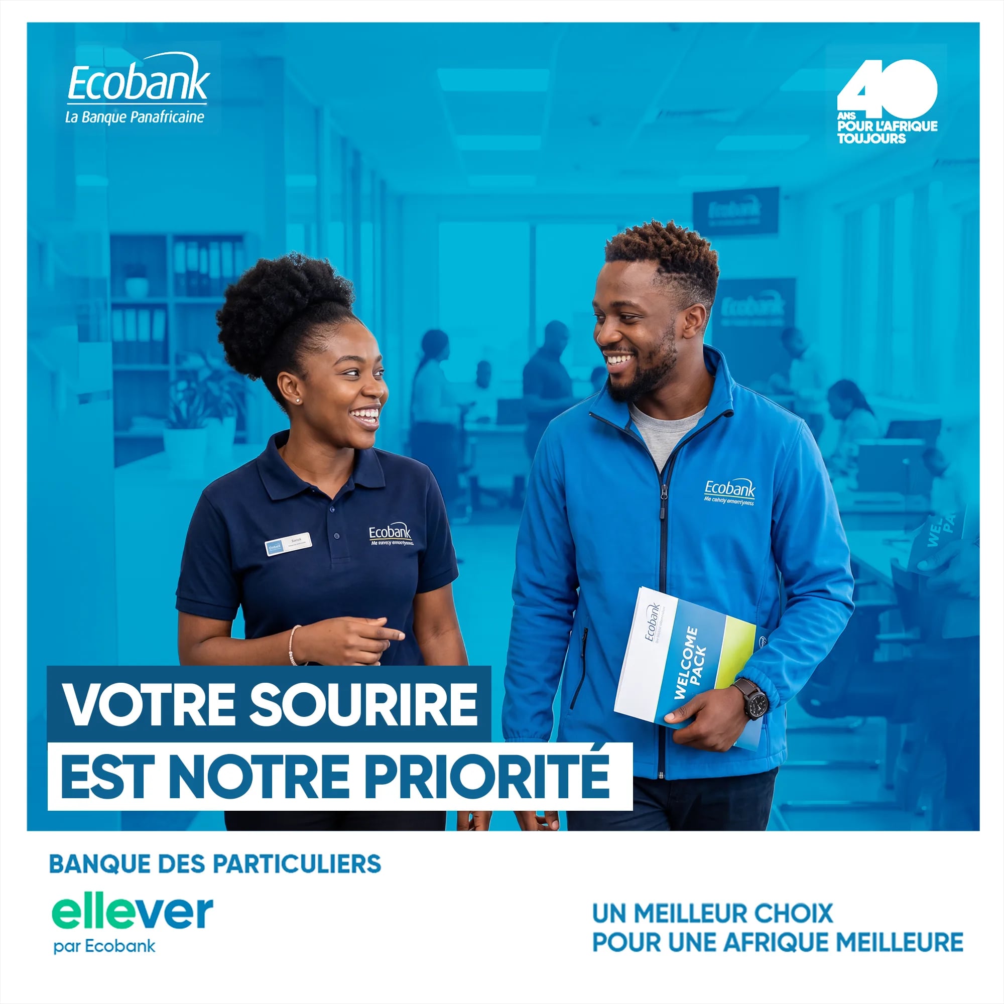Ecobank — 40 ans & ellever — 1