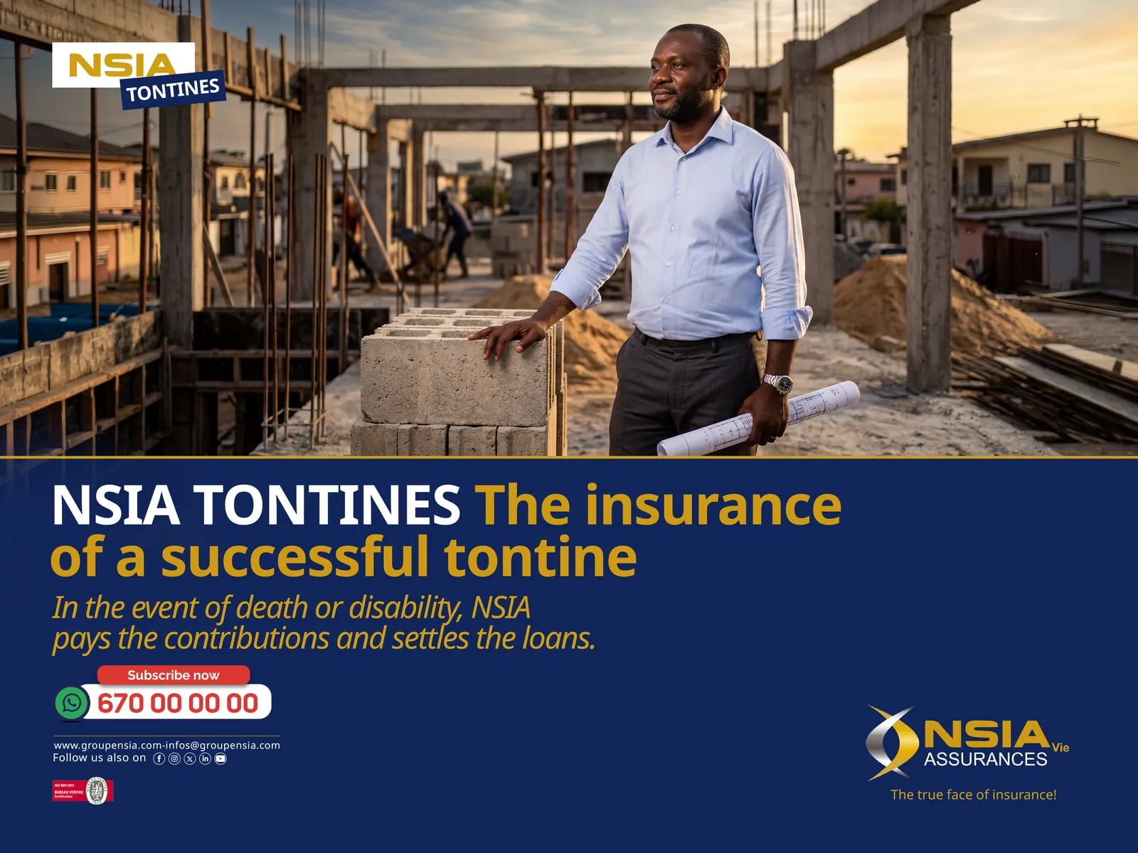 NSIA Tontines — Campagne assurance — 2