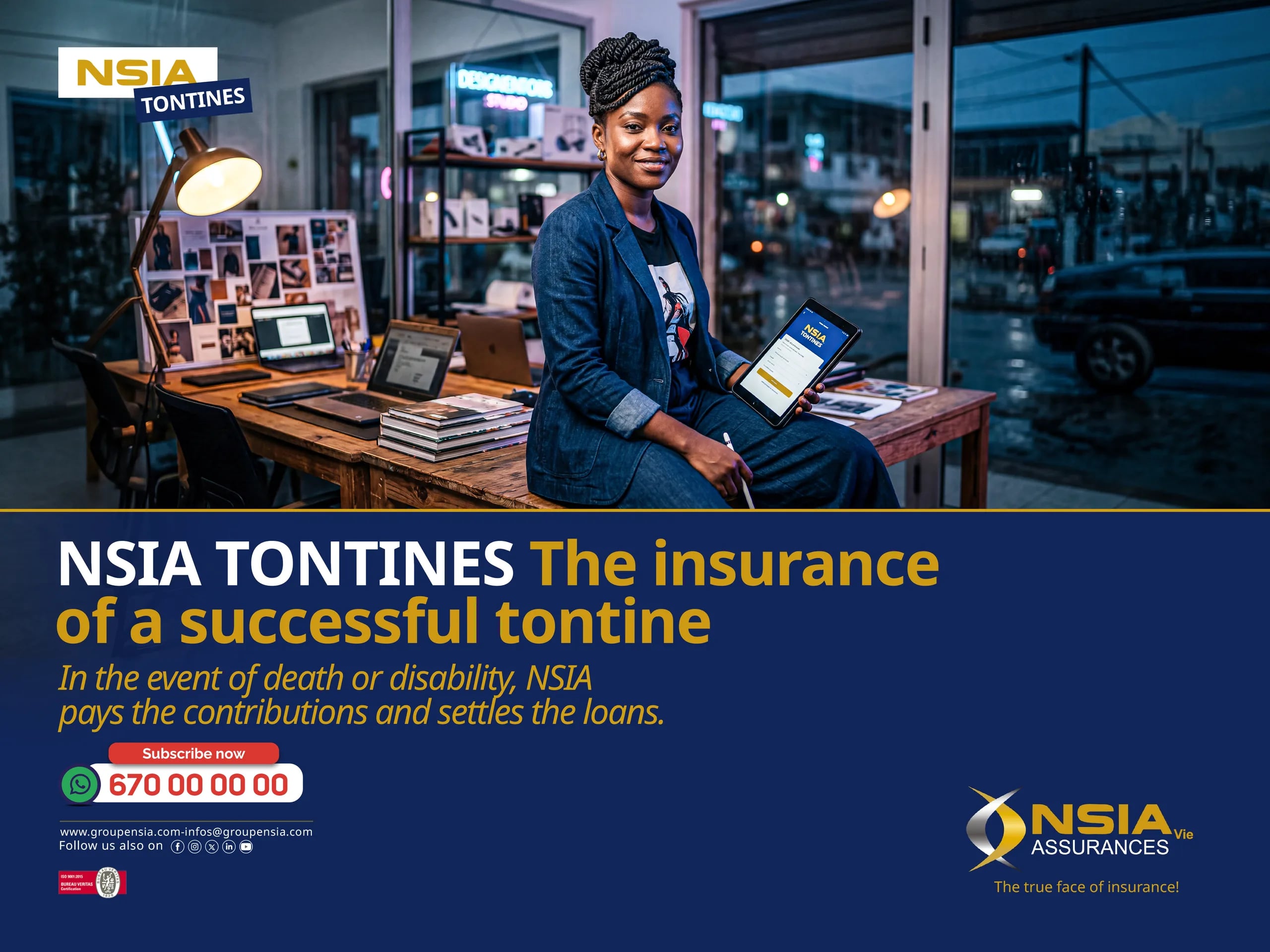 NSIA Tontines — Campagne assurance — 1