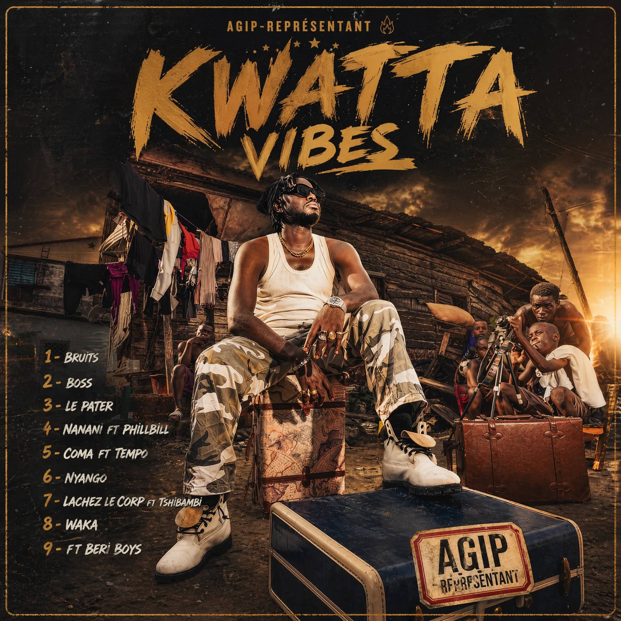 AGIP — « Kwatta Vibes » (pochette)